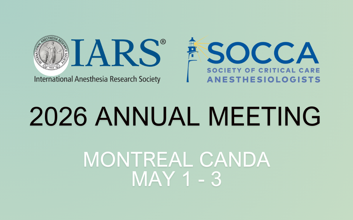 IARS & SOCCA 2026 ASM