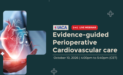 IACA Webinar: Evidence-Guided Perioperative Cardiovascular Care